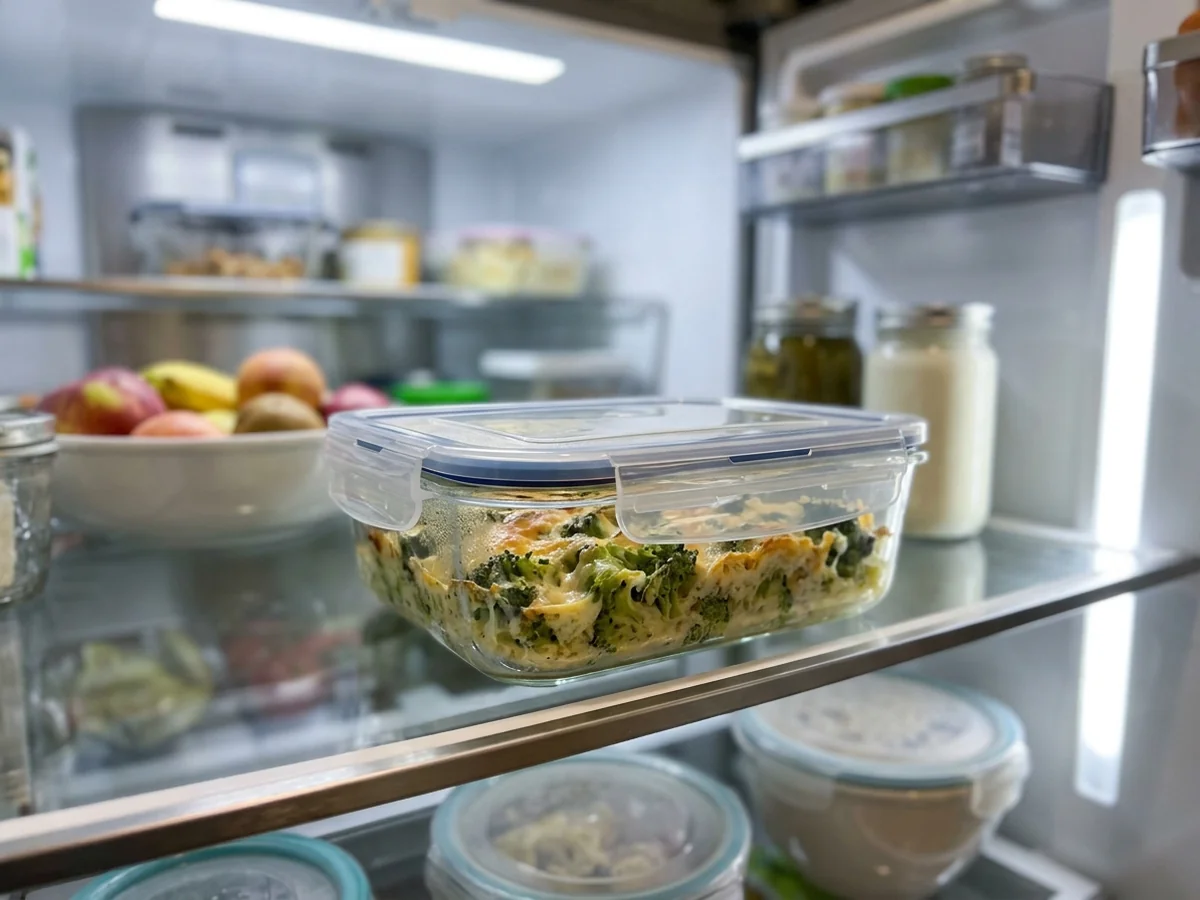 Storing Your Broccoli Casserole - cheesy broccoli casserole