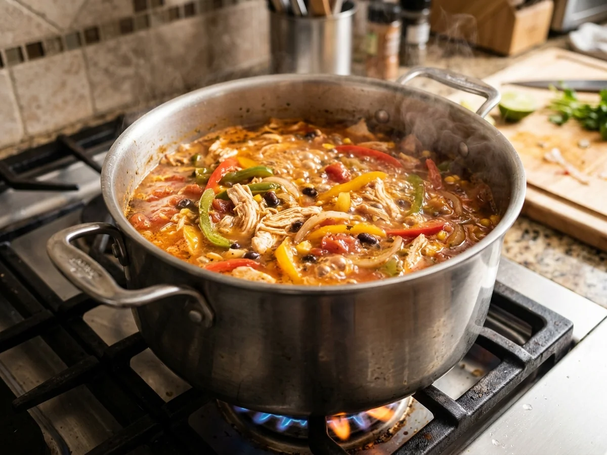 Crockpot Chicken Fajita Soup Dump And Go Recipe - crockpot chicken fajita soup