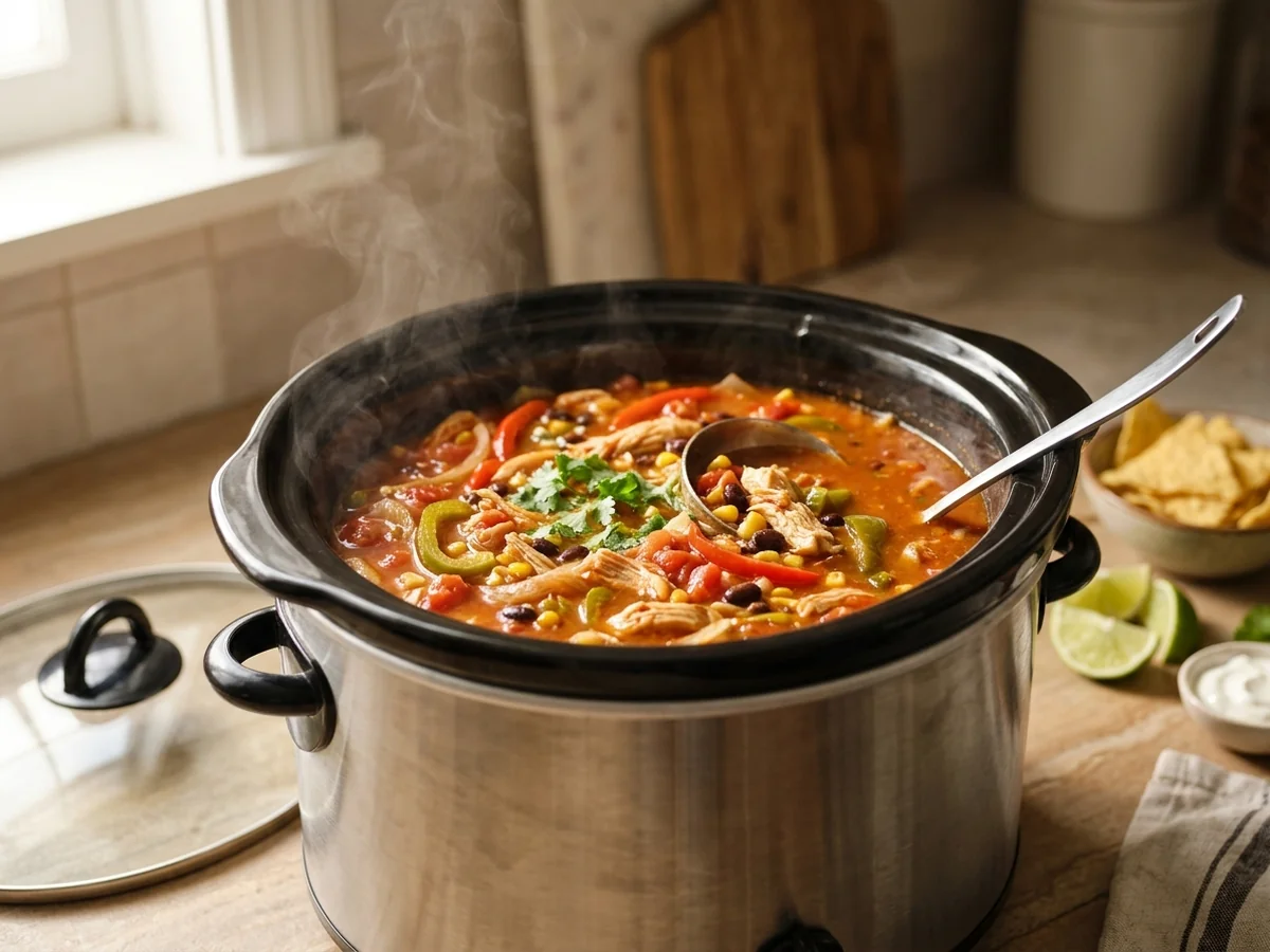 Why You'll Love This Soup - crockpot chicken fajita soup