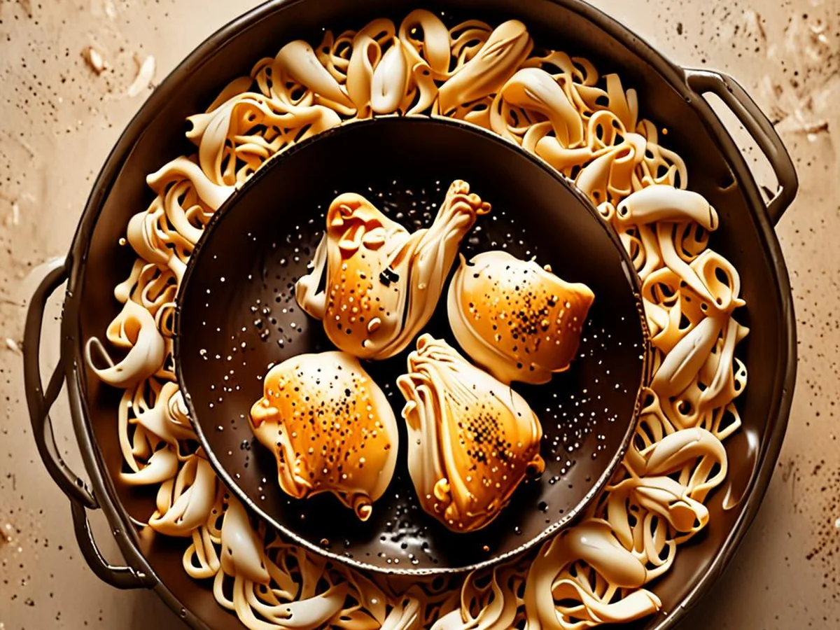 How to Cook Garlic Chicken - garlic parmesan chicken and pasta