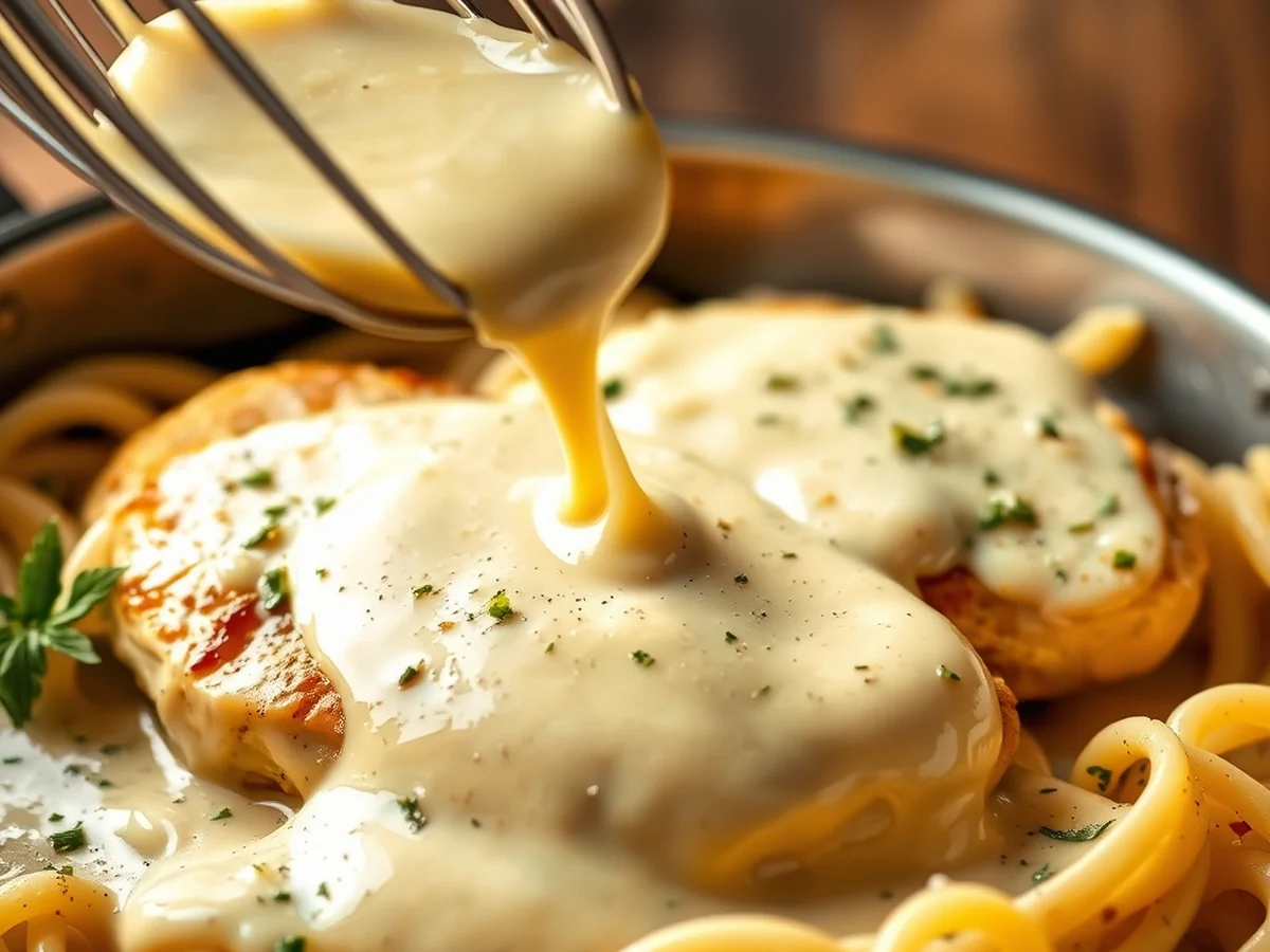 Tips for Creamy Pasta Sauce - garlic parmesan chicken and pasta