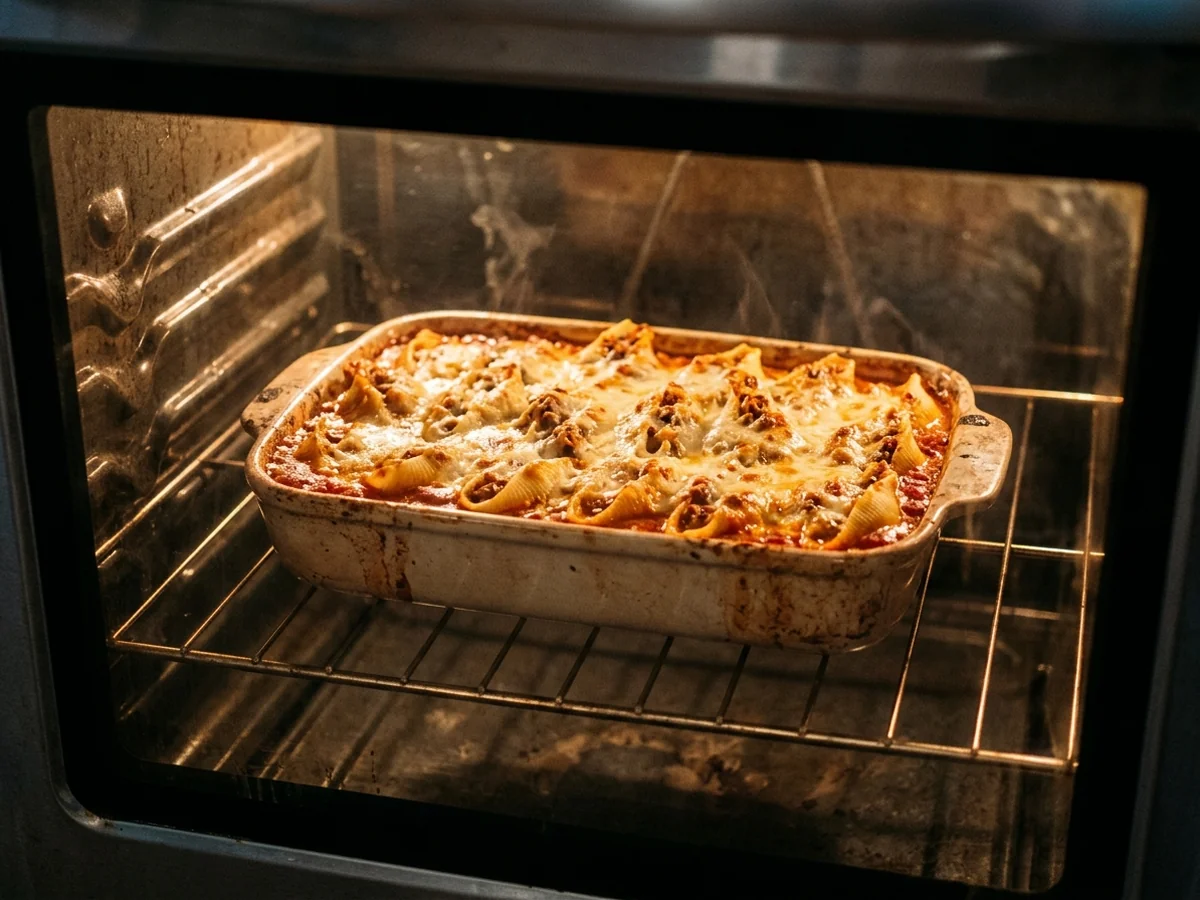 Baking Guidelines - lasagna stuffed pasta shells